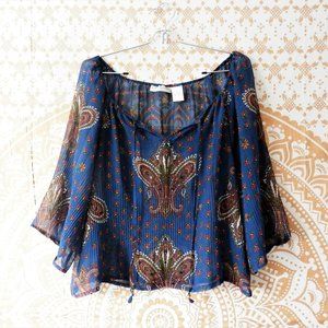 Heirloom || Sheer Boho Blouse